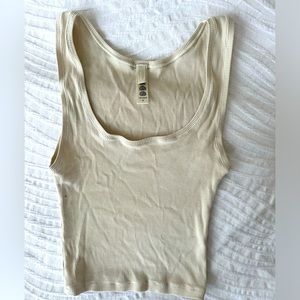 Skims off-white tank top